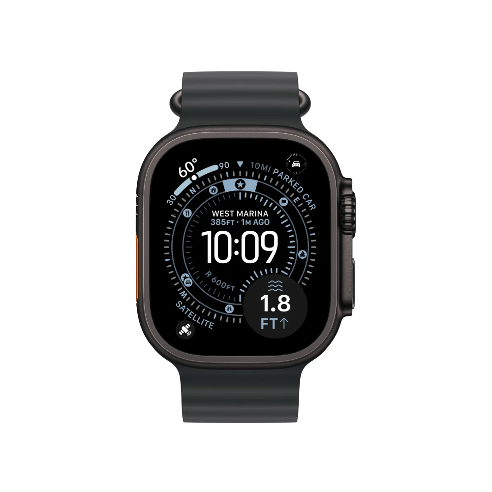 Apple Watch Ultra 3 Black Ocean Band Black
