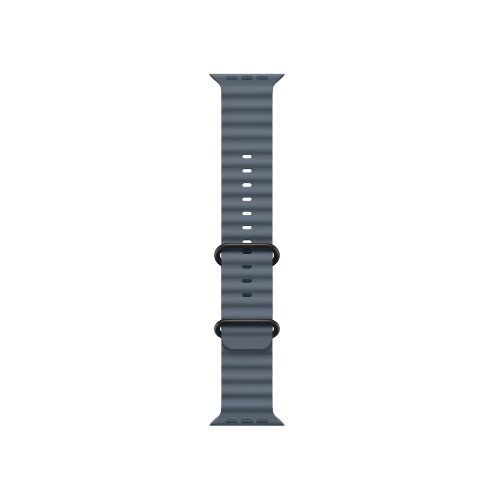 Apple Watch Ultra 3 Black Ocean Band Anchor Blue