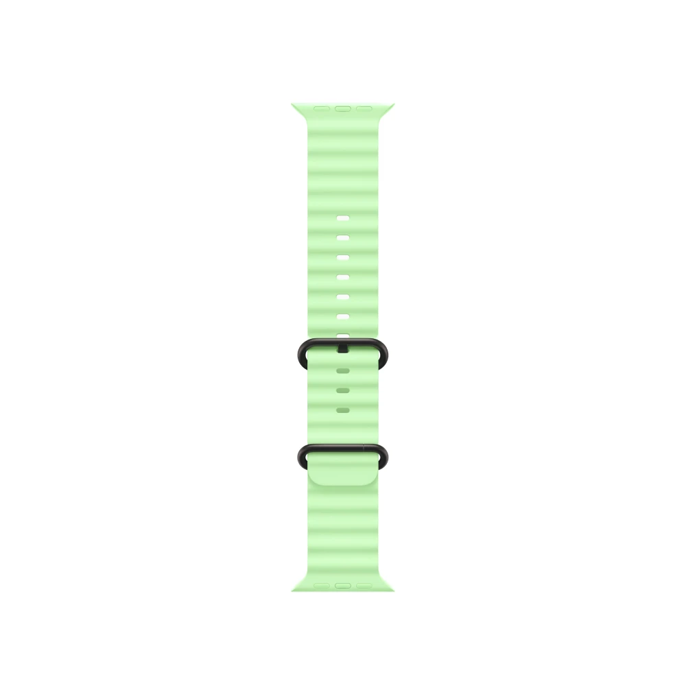 Apple Watch Ultra 3 Black Ocean Band Neon Green